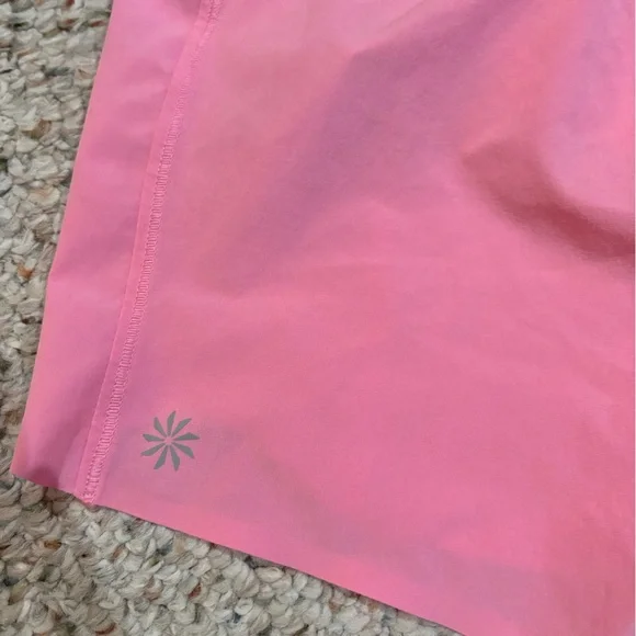 Athleta GIRL Hot Pink Heart The Hustle Shorts - Picture 3 of 4